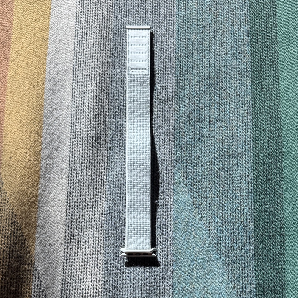 Nike Sport loop - white / grey - Med - 44/49